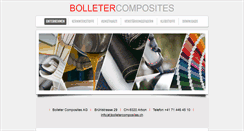 Desktop Screenshot of bolletercomposites.ch