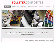 Tablet Screenshot of bolletercomposites.ch